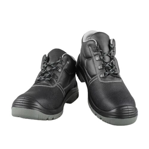 SM724 Extra Wide Leather Safety Shoes Oil Resistant Industry S3 Work Boots Classic Work Shoes