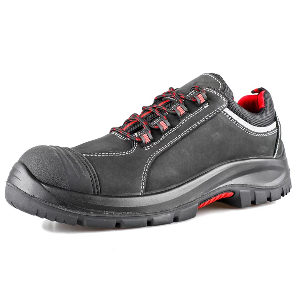  SM2141 S3 Nubuck Leather Anti-Smashing Waterproof Work Shoes (Red)